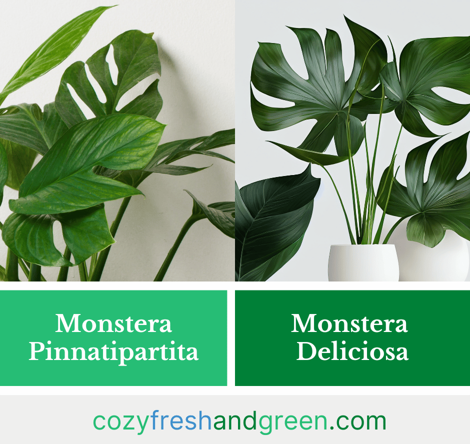 Monstera Pinnatipartita vs. Deliciosa